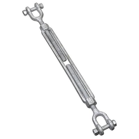 0.5 X 9 In. Galvanized Jaw Turnbuckle